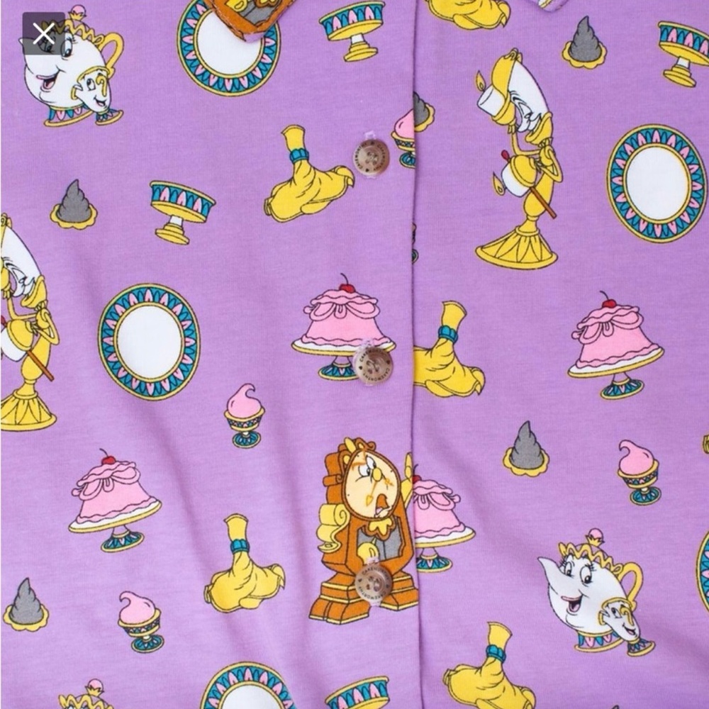 Disney Cakeworthy Beauty And The Beast Dress Purp… - image 2